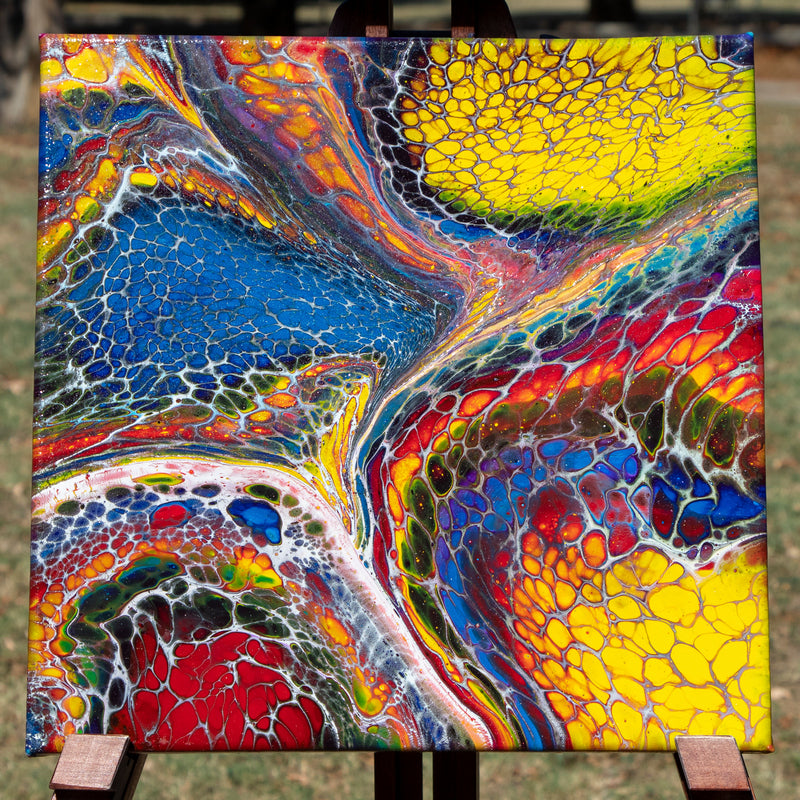 Colourful imagination 40x40 cm
