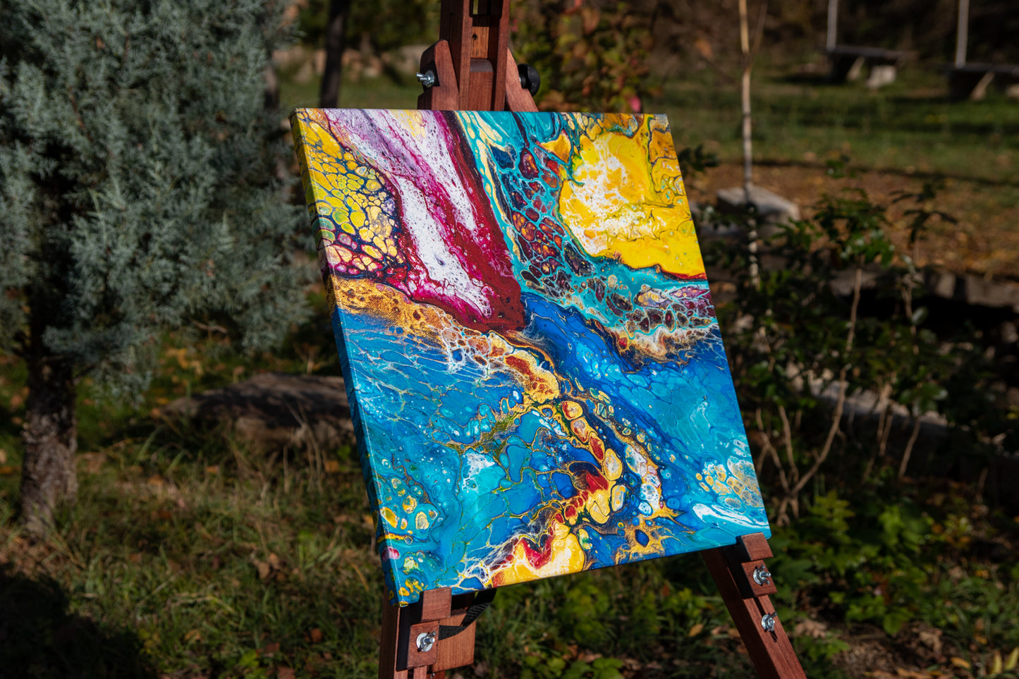 My little own world - Print on canvas 50x50 cm