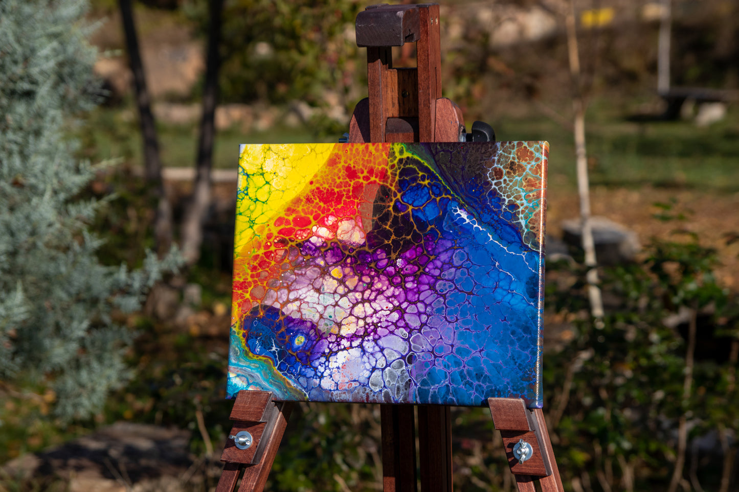 Colours at the bottom of the ocean 25x30 cm